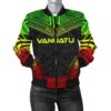 Vanuatu Polynesian Chief Women'S Bomber Jacket - Reggae Version - Bn10 Bomber Jacket