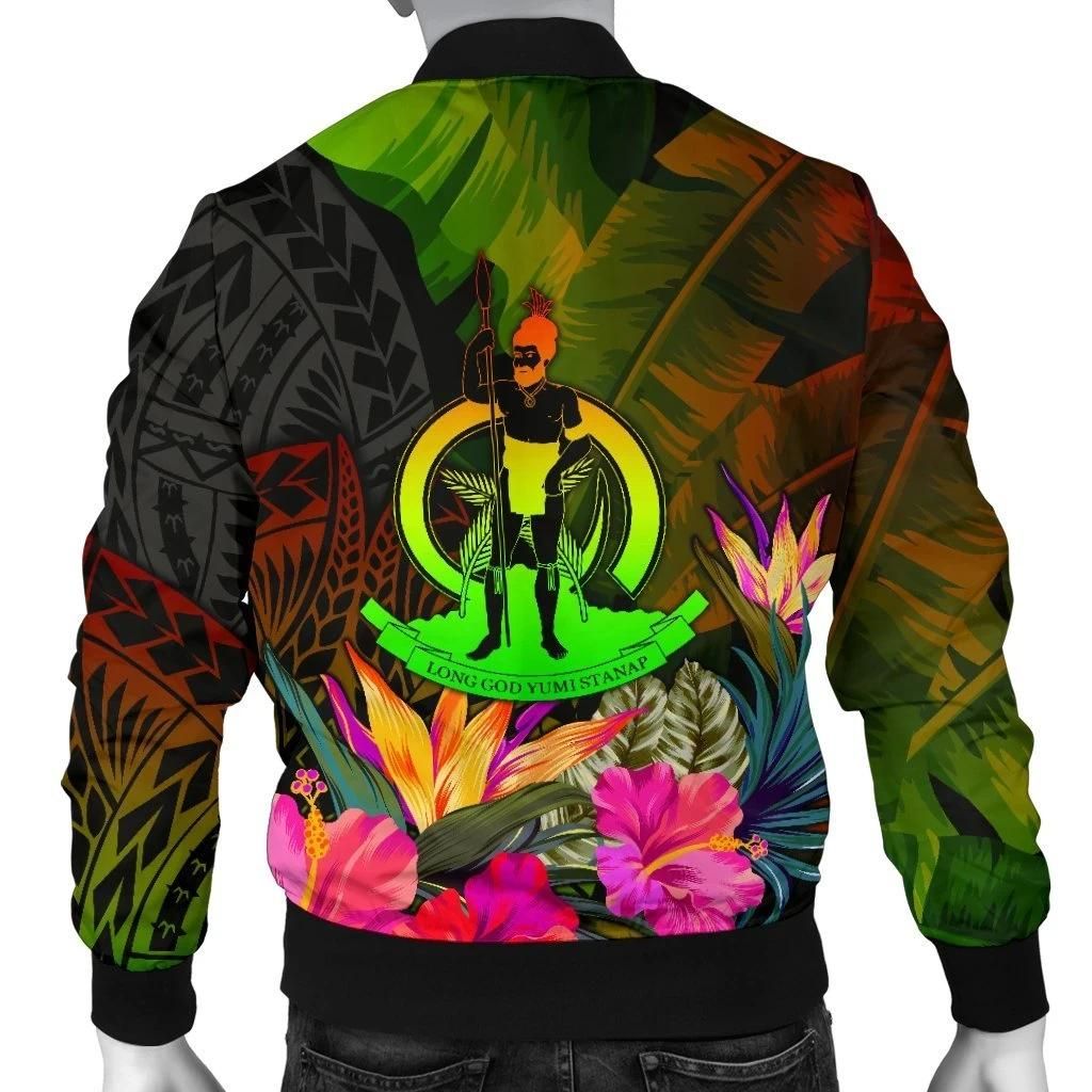 Vanuatu-Polynesian-Mens-Bomber-Jacket-Hibiscus-and-Banana-Leaves-BN15-Bomber-Jacket-1