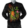 Vanuatu Polynesian Men's Bomber Jacket - Legend of Vanuatu (Reggae) - BN15 Bomber Jacket