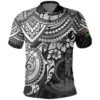 Vanuatu Polynesian Polo Shirt - White Turtle - BN1518