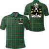 Vaughan (of Breconshire) Wales Polo Shirt - Welsh National Tartan A7