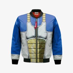 Vegeta Bomber Jacket Custom Saiyan Armor Dragon Ball Cosplay Costumes Bomber Jacket