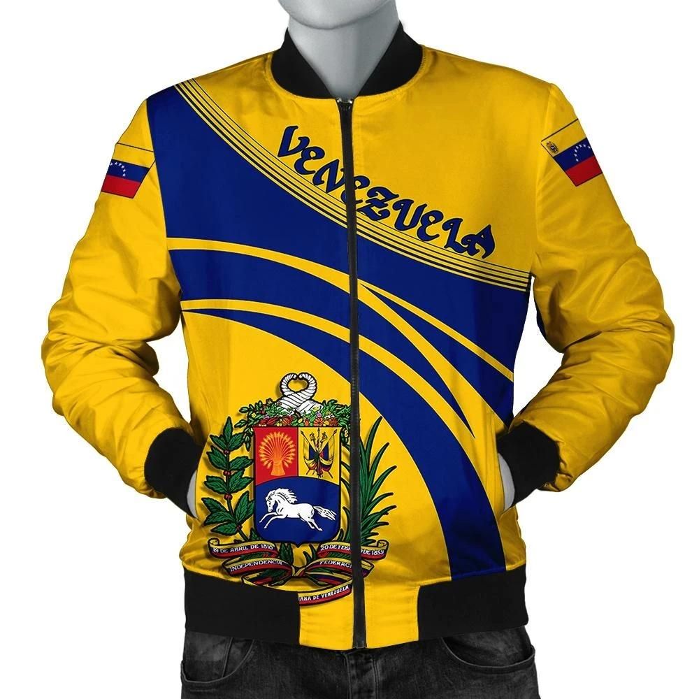 Venezuela-Coat-Of-Arms-Men-Bomber-Jacket-Cricket-J5W-Bomber-Jacket-1