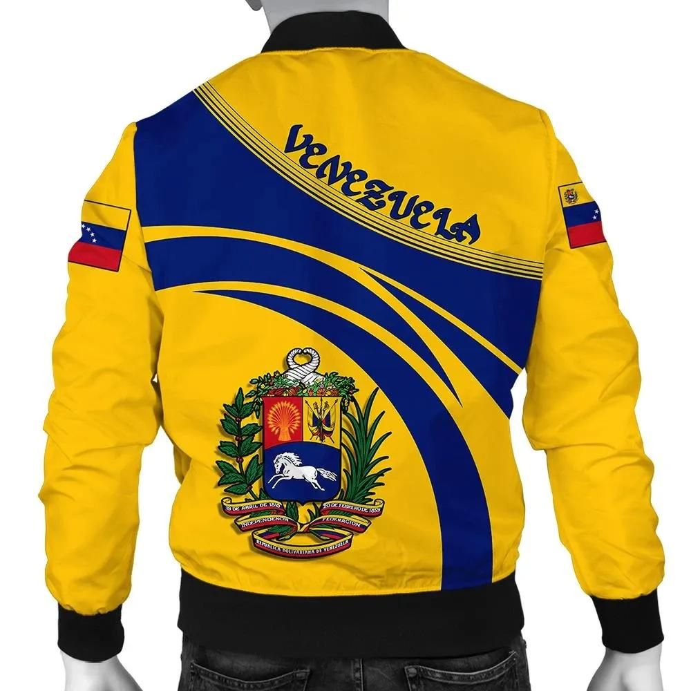 Venezuela Coat Of Arms Men Bomber Jacket Cricket J5W Bomber Jacket Venezuela Coat Of Arms Men Bomber Jacket Cricket J5W Bomber Jacket