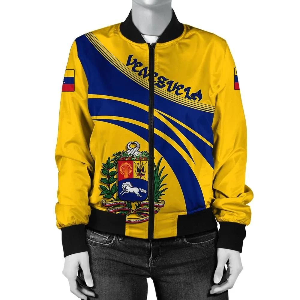 Venezuela Coat Of Arms Women Bomber Jacketticket Bomber Jacket Venezuela Coat Of Arms Women Bomber Jacketticket Bomber Jacket