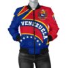 Venezuela Women's Bomber Jacket - Venezuela Coat Of Arms - BN18 Bomber Jacket