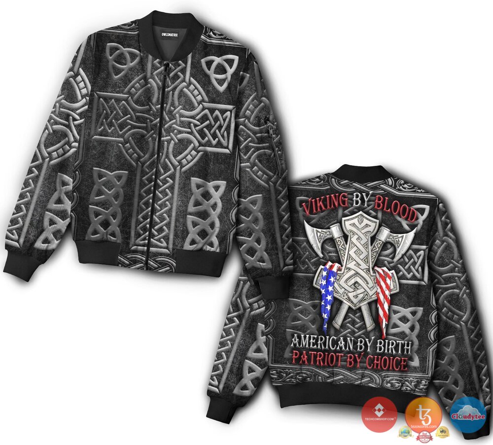 Viking-By-Blood-American-By-Birth-Patriot-By-Choice-Bomber-Jacket-1