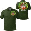 Villiers Ireland Polo Shirt - Celtic Shamrock - Irish Family Crest A7