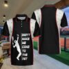 Vintage Tennis Don'T Make Me Come To The Net Stripe Polo Shirt #L