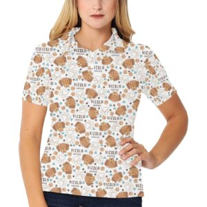 Vizslas Print Design Lks301 Women'S Polo Shirt