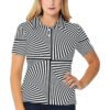 Vortex Print Design Lks302 Women'S Polo Shirt