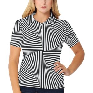 Vortex Print Design Lks302 Women'S Polo Shirt