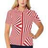 Vortex Print Design Lks304 Women'S Polo Shirt