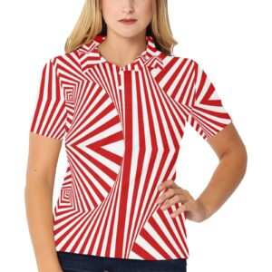 Vortex Print Design Lks304 Women'S Polo Shirt