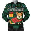 Wales Christmas Corgi Men's Bomber Jacket A31 Bomber Jacket