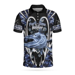 Walleye Fishing Shirt I’Mma Hooker 3D All Over Printed Polo Shirt