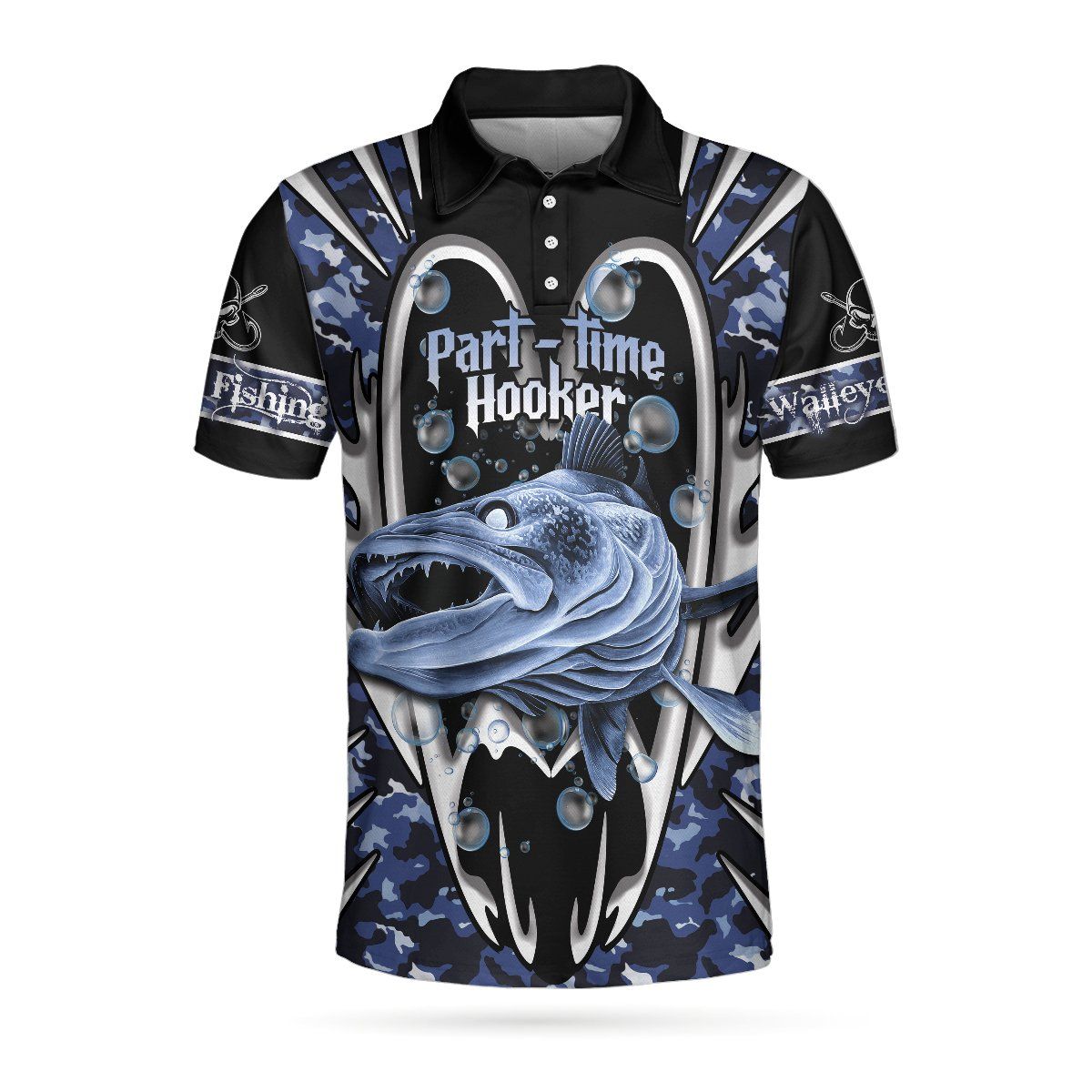 Walleye Fishing Shirt I’Mma Hooker 3D All Over Printed Polo Shirt Walleye Fishing Shirt I’Mma Hooker 3D All Over Printed Polo Shirt
