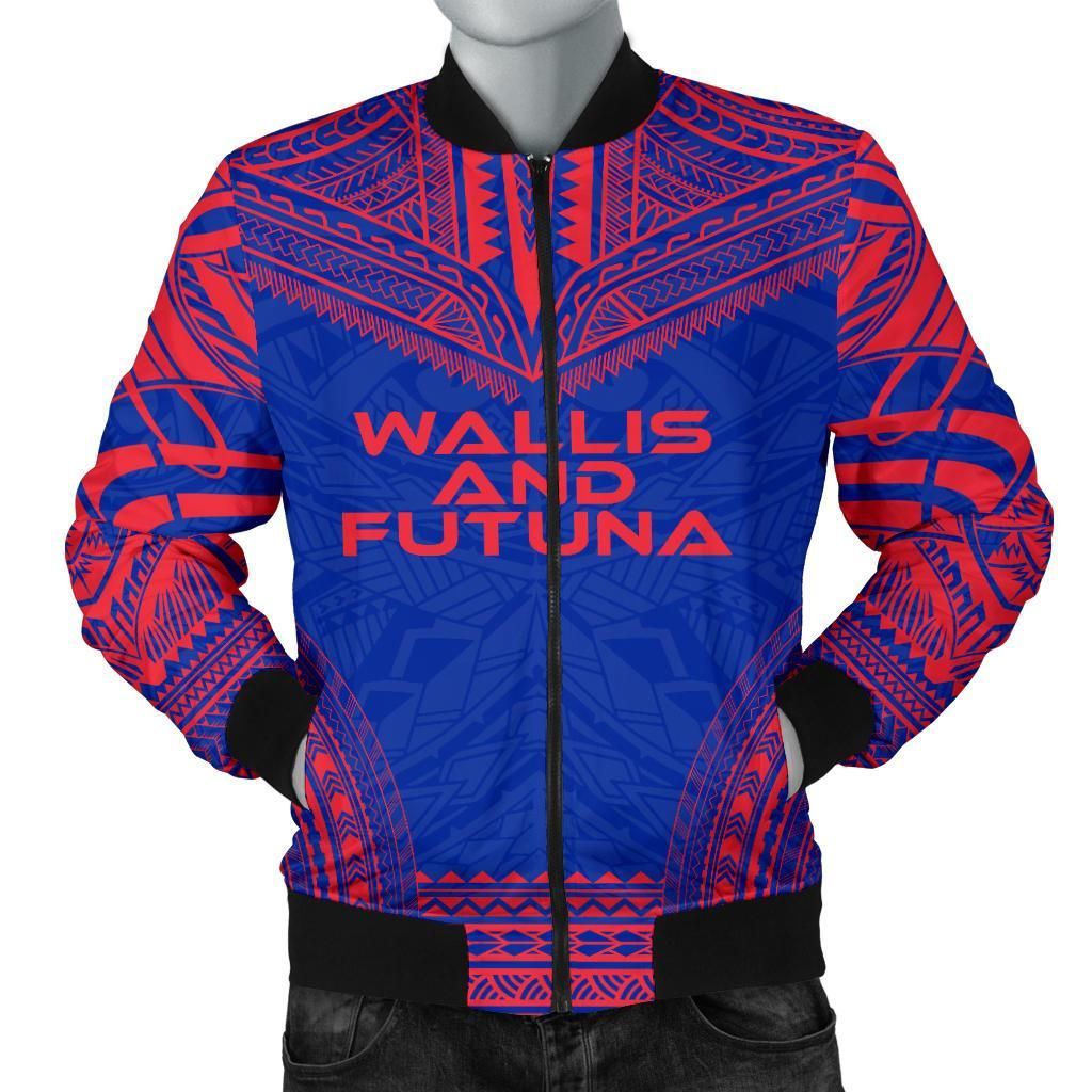 Wallis And Futuna Flag Polynesian Chief Men's Bomber Jacket - Bn10 Bomber Jacket Wallis And Futuna Flag Polynesian Chief Men's Bomber Jacket - Bn10 Bomber Jacket