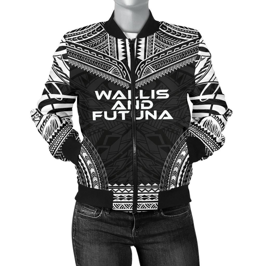 Wallis And Futuna Polynesian Chief Women'S Bomber Jacket - Black Version - Bn10 Bomber Jacket Wallis And Futuna Polynesian Chief Women'S Bomber Jacket - Black Version - Bn10 Bomber Jacket