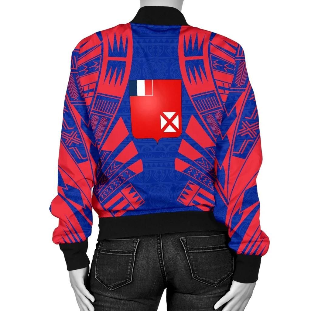 Wallis-And-Futuna-Women-Bomber-Jacket-Polynesian-Tattoo-Flag-BN0110-Bomber-Jacket-1