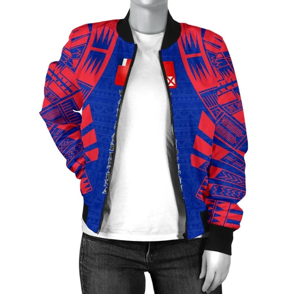 Wallis-And-Futuna-Women-Bomber-Jacket-Polynesian-Tattoo-Flag-BN0110-Bomber-Jacket-2