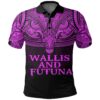 Wallis & Futuna (Pink) Polo Shirt Polynesian A15