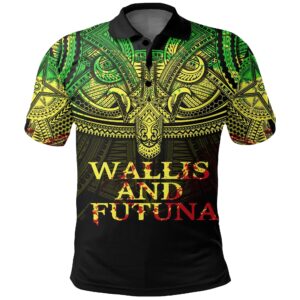 Wallis & Futuna (Reggae) Polo Shirt Polynesian A15