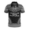 Wallis and Futuna Polo Shirt - Polynesian Chief Black Version - BN10