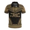 Wallis and Futuna Polo Shirt - Polynesian Chief Gold Version - BN10