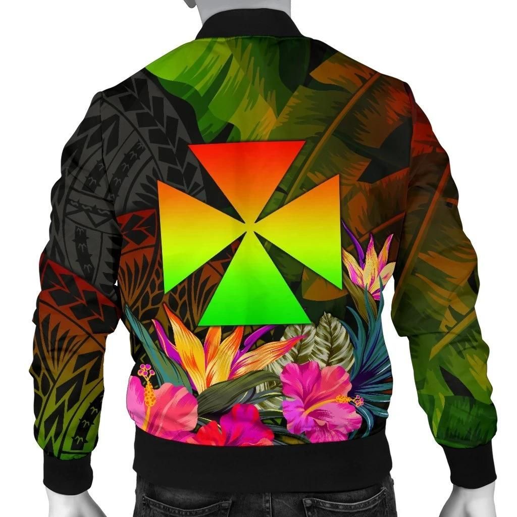 Wallis-and-Futuna-Polynesian-Mens-Bomber-Jacket-Hibiscus-and-Banana-Leaves-BN15-Bomber-Jacket-1