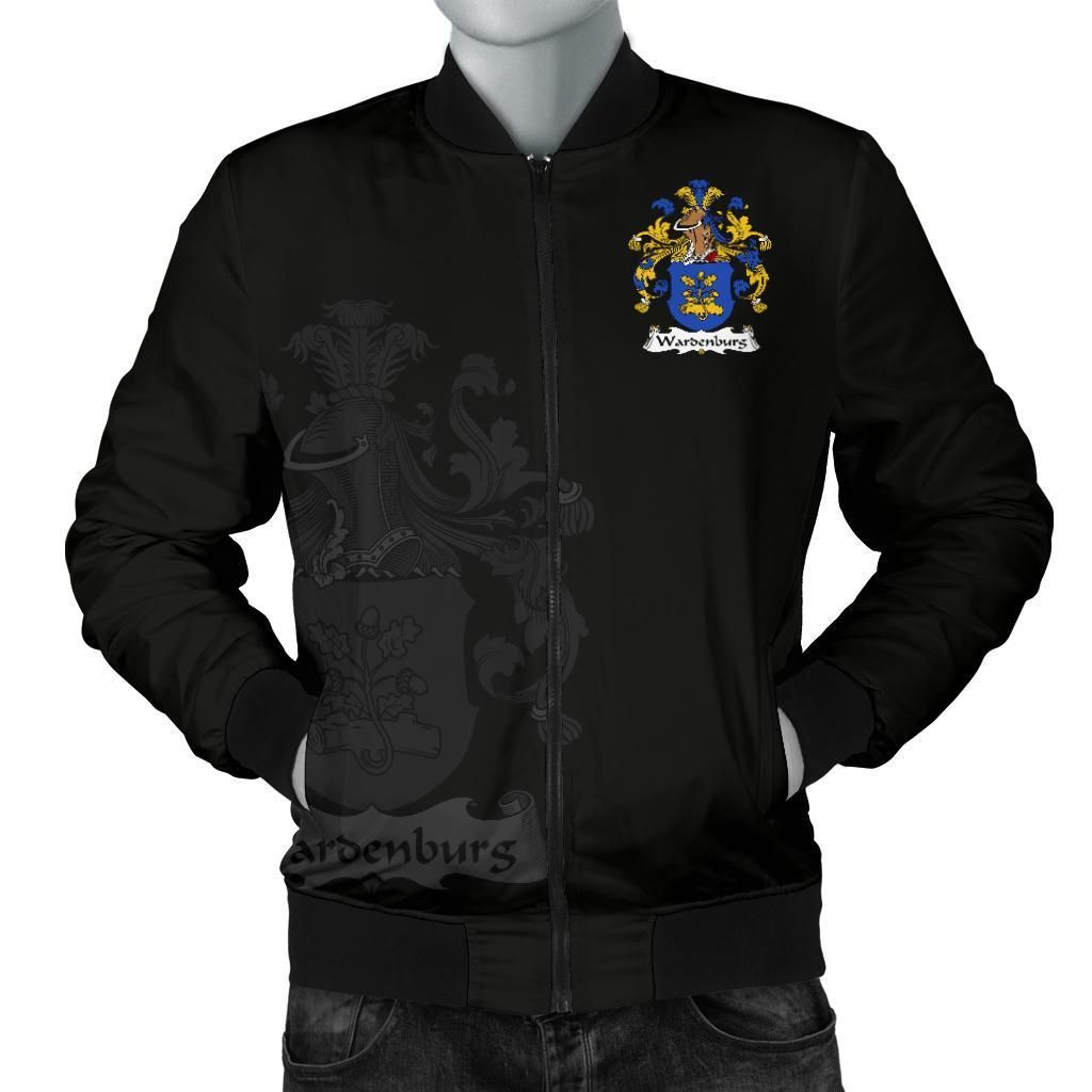 Wardenburg Germany Men's Bomber Jacket - German Family Crest A7 Bomber Jacket Wardenburg Germany Men's Bomber Jacket - German Family Crest A7 Bomber Jacket