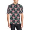 Water Lily Pattern Print Design Wl03 Men Polo Shirt
