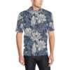 Water Lily Pattern Print Design Wl04 Men Polo Shirt
