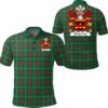 Waterton (of Herefordshire) Wales Polo Shirt - Welsh National Tartan A7