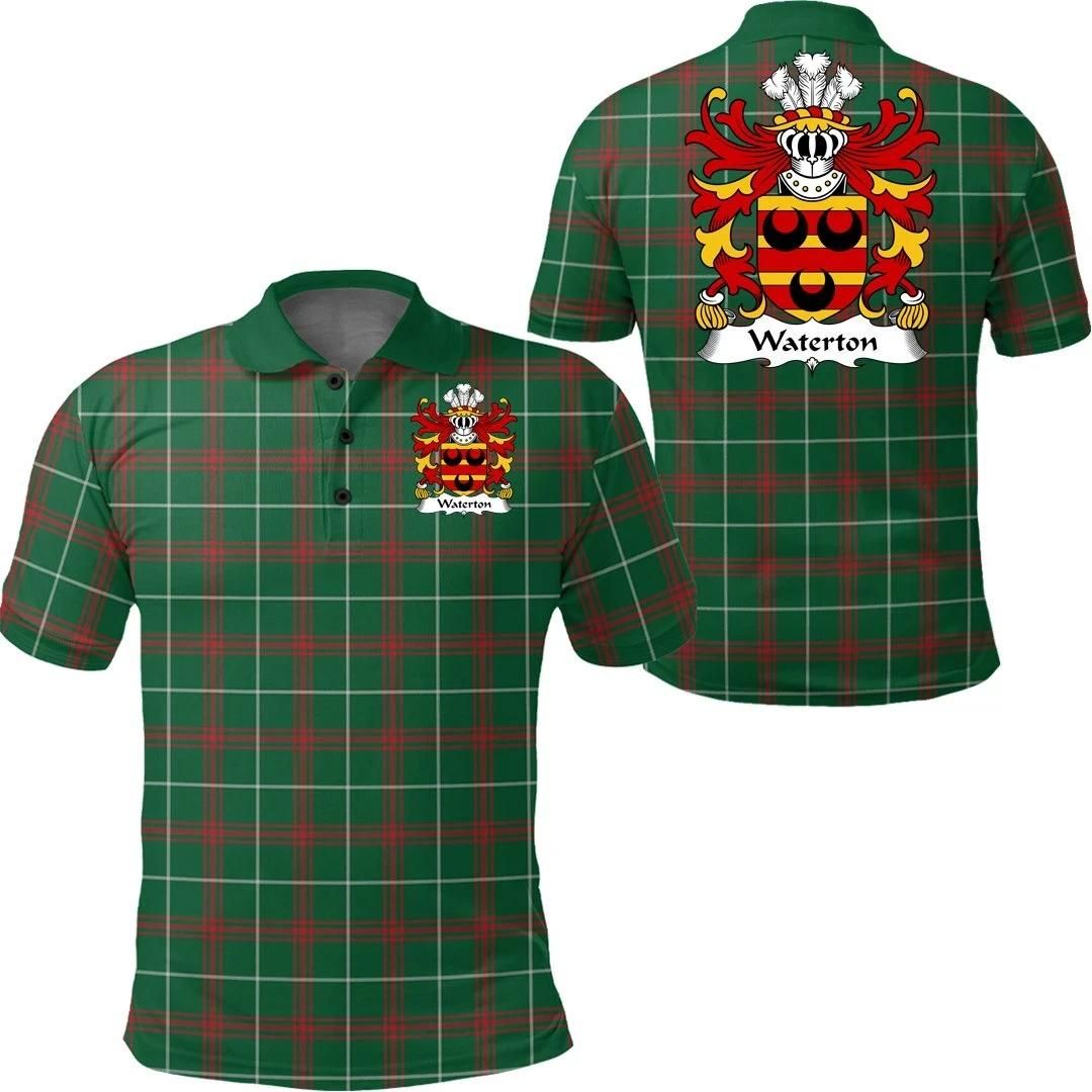 Waterton (of Herefordshire) Wales Polo Shirt - Welsh National Tartan A7 Waterton (of Herefordshire) Wales Polo Shirt - Welsh National Tartan A7