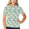 Wave Japan Style Print Design Lks302 Women'S Polo Shirt
