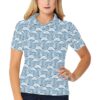 Wave Print Design Lks306 Women'S Polo Shirt