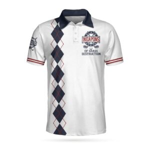 Weapons Of Grass Destruction Golf 3D All Over Printed Polo Shirt