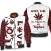 Weed girl like a regular girl but higher 3D All Over Printed Shirt