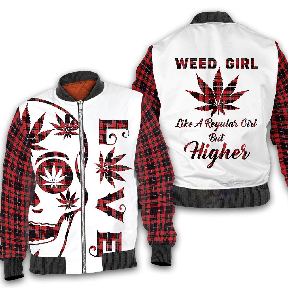 Weed girl like a regular girl but higher 3D All Over Printed Shirt Weed girl like a regular girl but higher 3D All Over Printed Shirt