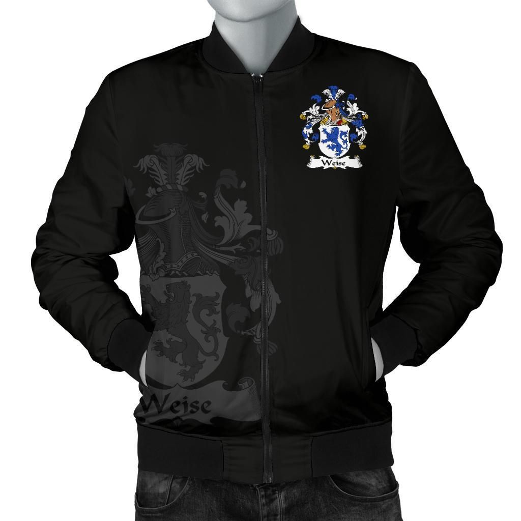 Weise Germany Men's Bomber Jacket - German Family Crest A7 Bomber Jacket Weise Germany Men's Bomber Jacket - German Family Crest A7 Bomber Jacket