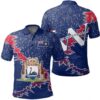 West Virginia Christmas Coat Of Arms Polo Shirt X Style J78