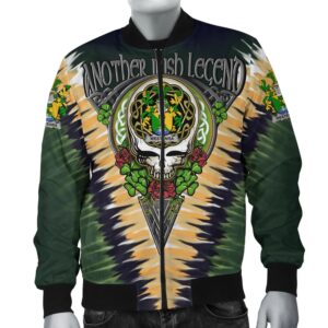 Westenra Ireland Bomber Jacket - GD Irish Legend Shamrock V Tie-Dye A7 Bomber Jacket