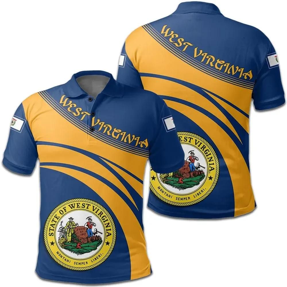 Western Australia Coat Of Arms Polo Shirt Cricket Style J5W Western Australia Coat Of Arms Polo Shirt Cricket Style J5W