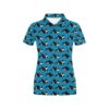 Whale Print Design Lks304 Women'S Polo Shirt