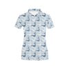 Whale Print Design Lks305 Women'S Polo Shirt