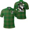 Whitfield Ireland Polo Shirt - Irish National Tartan A7
