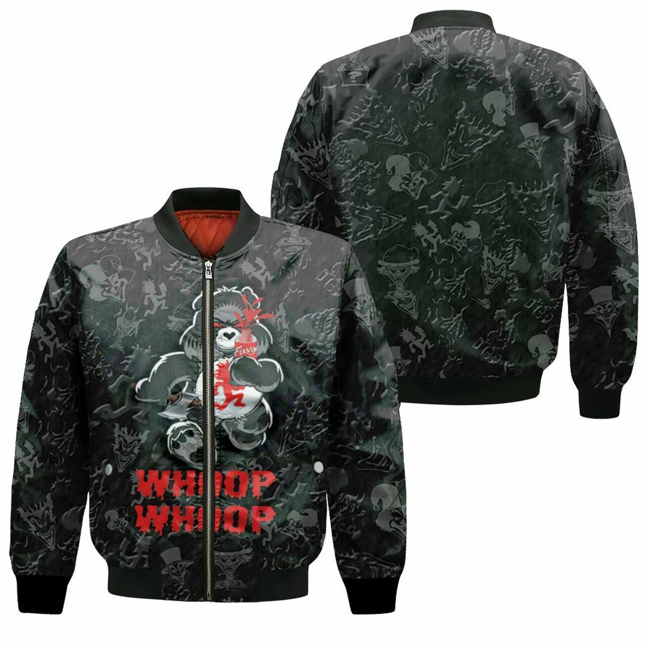 Whoop Whoop Insane Clown Posse Sugar Bear 3D T Shirt Hoodie Sweater Bomber Jacket Model 6467 Bomber Jacket Whoop Whoop Insane Clown Posse Sugar Bear 3D T Shirt Hoodie Sweater Bomber Jacket Model 6467 Bomber Jacket