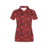 Wine Glass Print Design Lks301 Women'S Polo Shirt