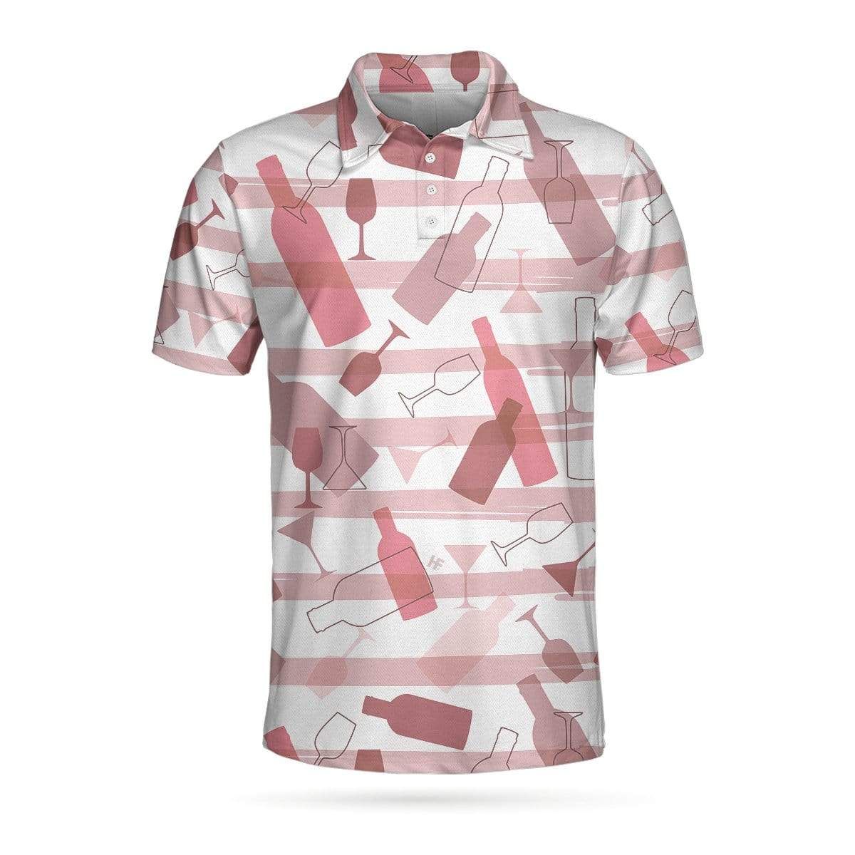 Wine Lover Pink Pattern Unisex Polo Shirt For Golfer #Dh Wine Lover Pink Pattern Unisex Polo Shirt For Golfer #Dh